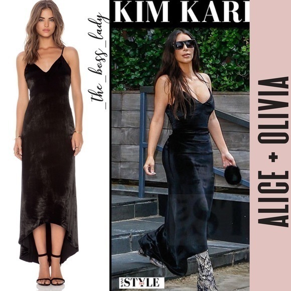 Alice + Olivia Velvet Dress